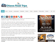 Tablet Screenshot of ottawaroadtrips.com